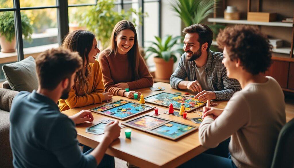 5 jeux de société insoupçonnés qui stimulent votre positivité et rapprochent vos proches découvrez 5 jeux de société surprenants qui éveillent votre optimisme et renforcent les liens avec vos proches. plongez dans des expériences ludiques et enrichissantes qui sauront égayer vos soirées en famille ou entre amis.