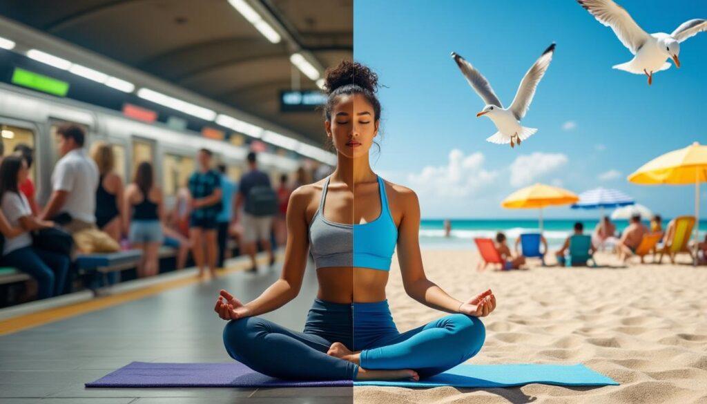 découvrez des exercices rapides et intrigants pour vous recentrer, adaptés à tous les environnements, du métro à la plage. transformez chaque instant en une opportunité de pleine conscience et de bien-être.