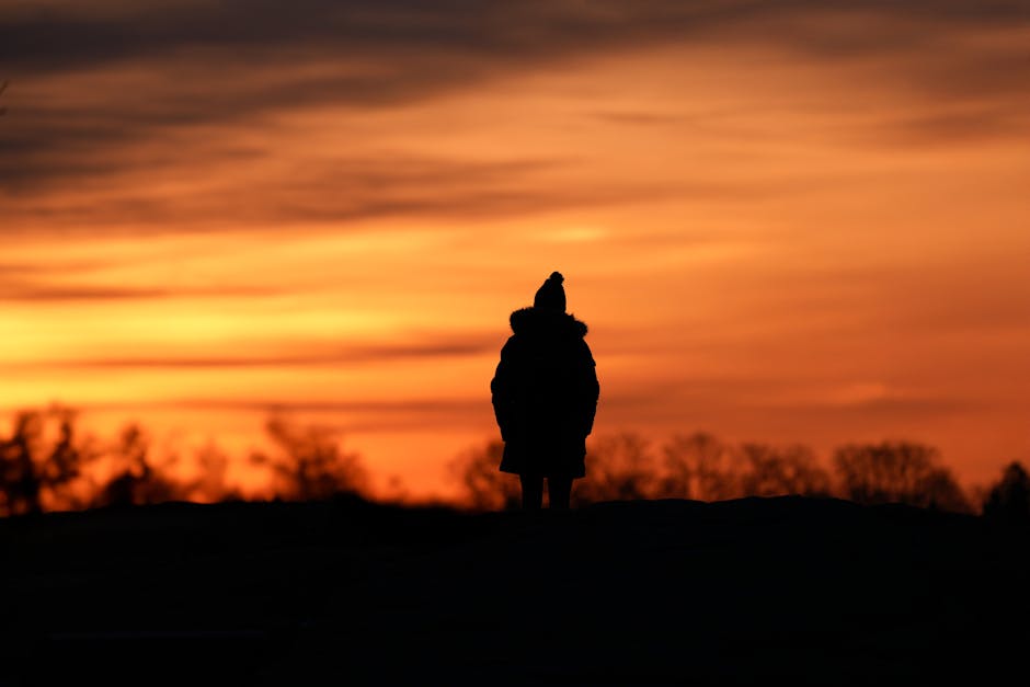 Soldier silhouette reflecting resilience and recovery after trauma