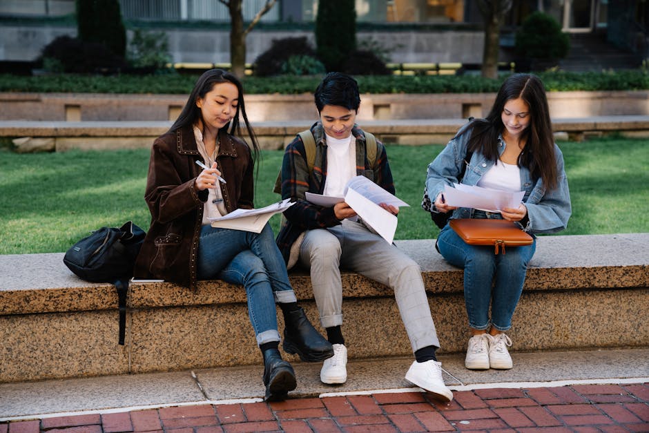 Students studying together in a university setting to illustrate hope as a psychological resource