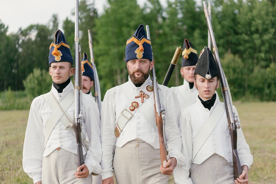 Finnish World War II veterans standing together in winter uniforms