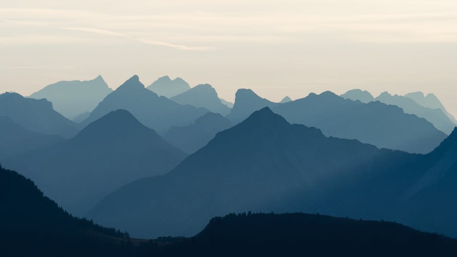 Mountain landscape symbolizing transcendence and feeling connected to something greater