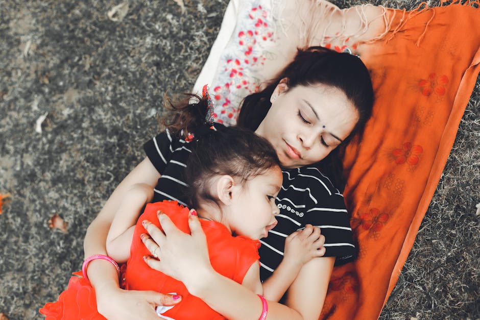 Parent and child sharing a caring and empathetic moment