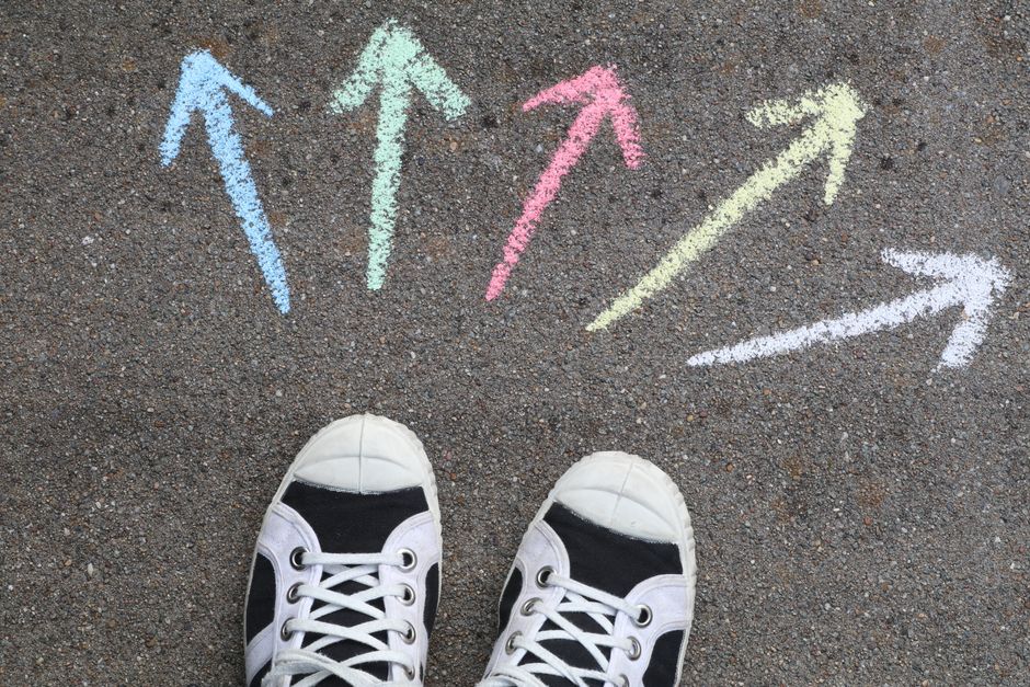 Compass and roadmap symbolizing values guiding decisions