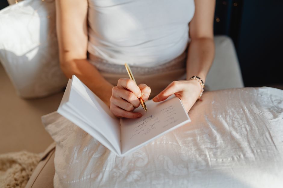 Person reflecting on personal values and life direction