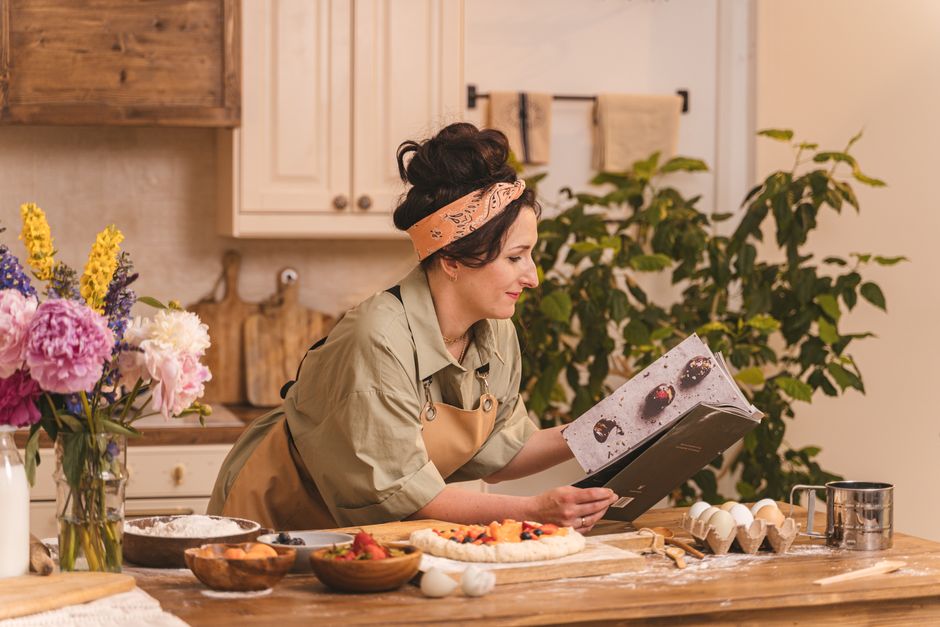 Family recipe book and kitchen table legacy